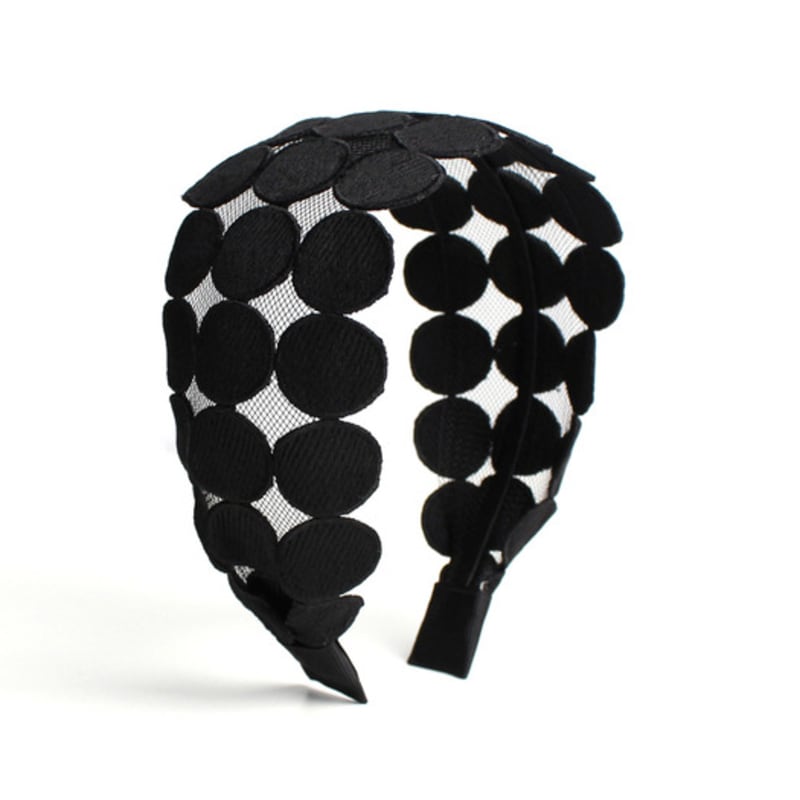 RACOHA Charming Dot Wide Hair Band Dot Wide Painless Hair Band