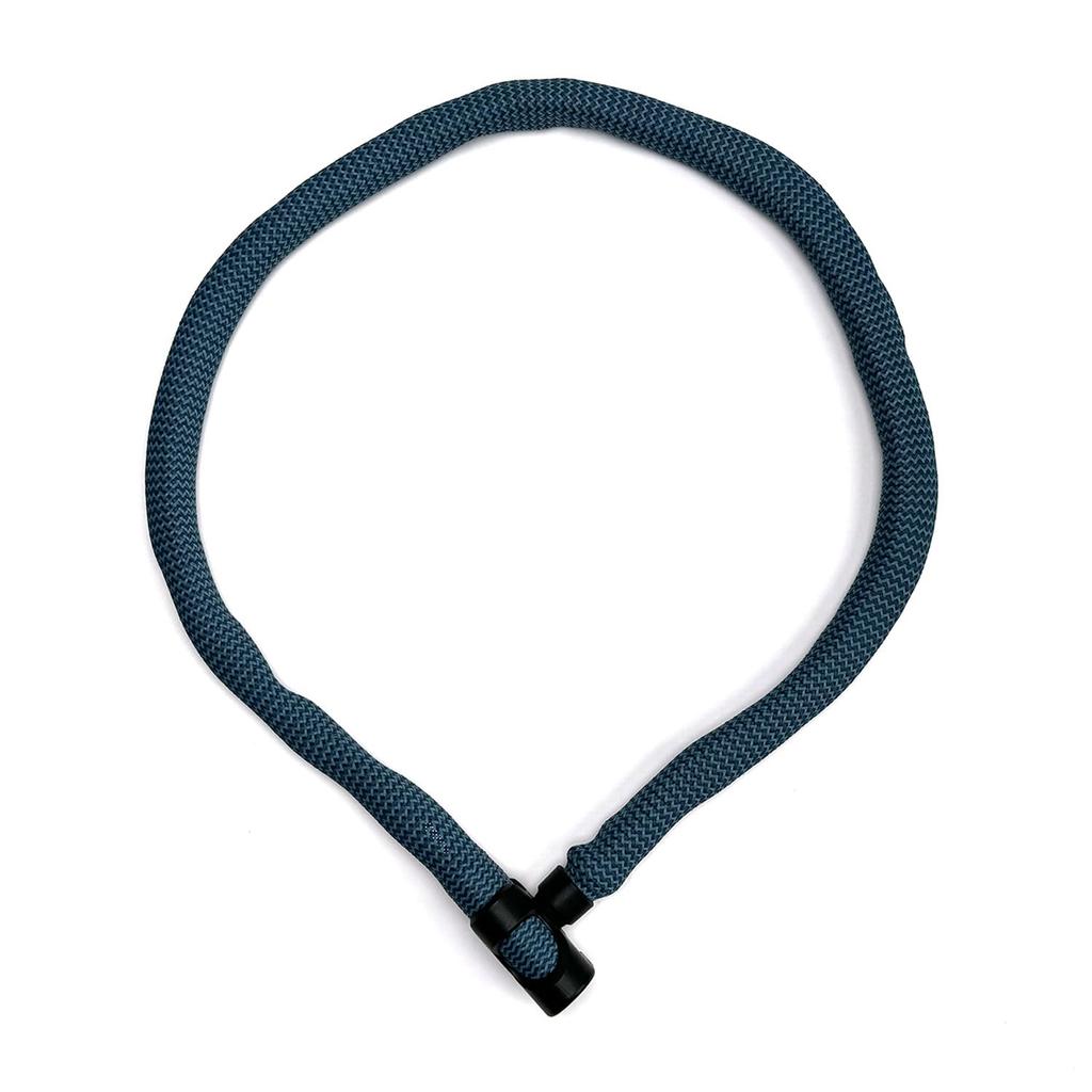 ABUS Bicycle Key Chain Made with Heavy Duty Nylon IVY 110cm METAL BLUE Japanese Lock, Sleeve, TEX, 6210K, Chain, [Official Product]