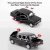 1:24 LADA 2106 M3 Model Toys Diecast Alloy Car 6 Doors Opened Sound Light Pull Back Rubber Tires Miniature Vehices Collect Gifts