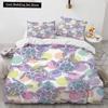 3D Octopus Duvet Cover King Queen Size Cute Cartoon Ocean Animal Bedding Set for Kids Teens Sealife 2/3pcs Polyester Quilt Cover