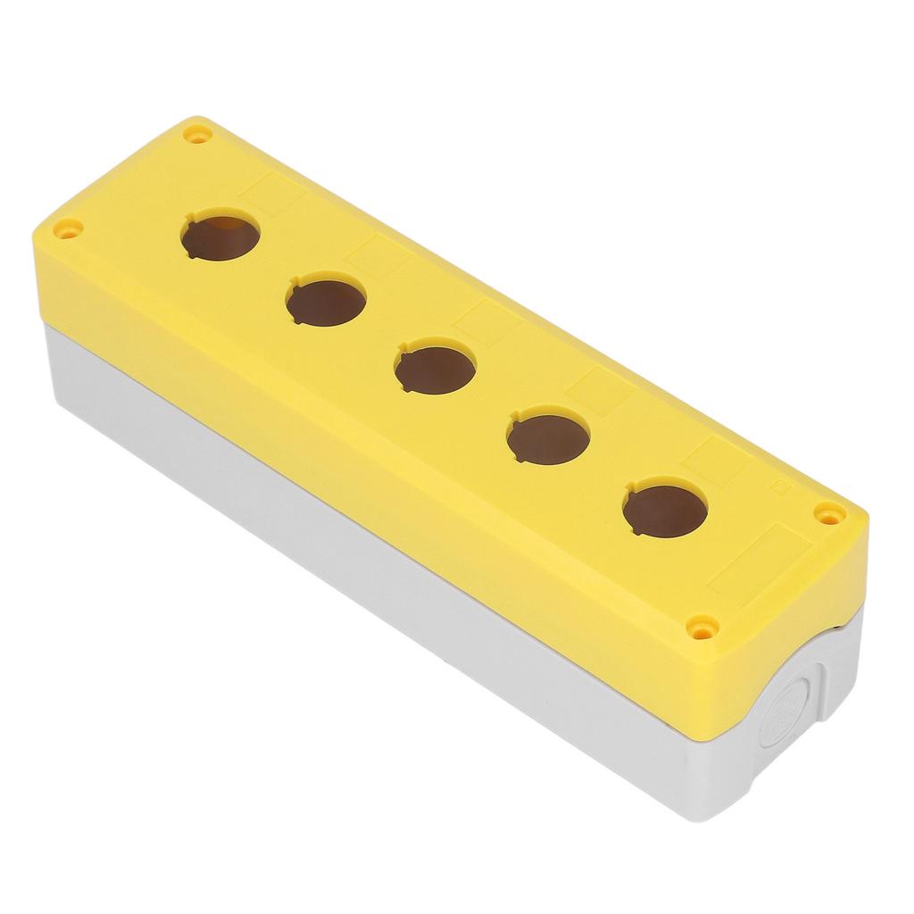Push Button Box Control Station Case Switch Shell Waterproof Casing 5 Holes for Equipment