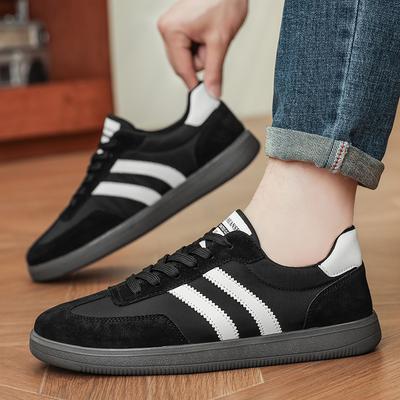 Schnürschuhe Herren Bequeme Freizeitschuhe Leder flach Herren Gehen Schuhwerk All-Match Skate Schuhe Herren Neuankunft Herren Sneaker