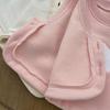 Korean 2024 Cute Cartoon Plush Baby Vest: Winter Warm, Unisex