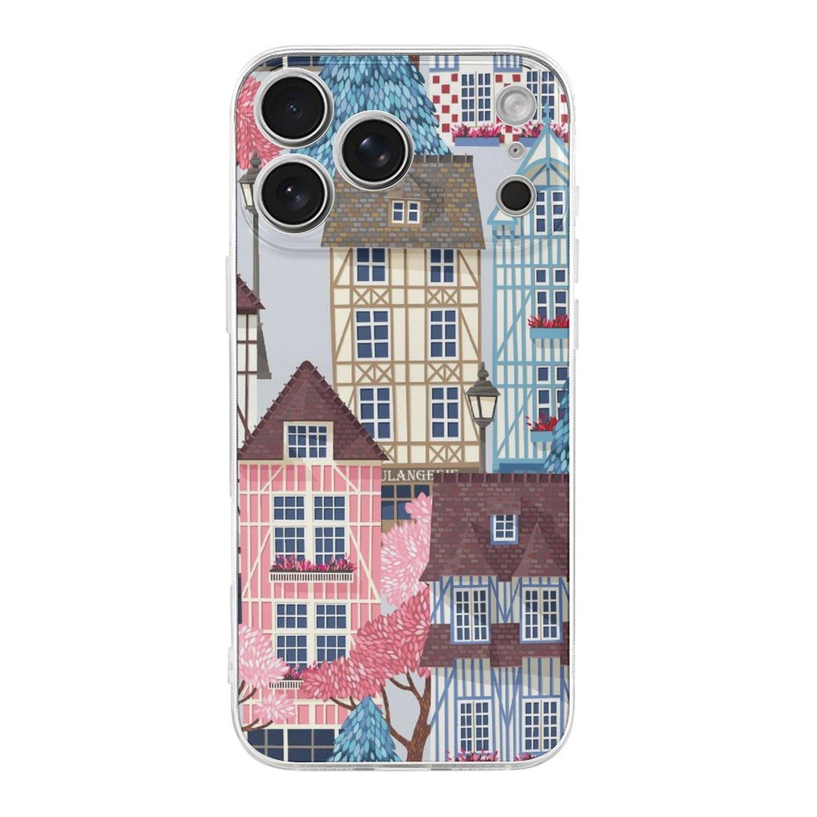 

1 Pack For Iphone 17/17Air/17Pro/17ProMax Tpu Phone Case Slim Fit Anti Scratch Drop Resistant Protective Shell With Flexible Soft Border IPHONE-17ProMax белый