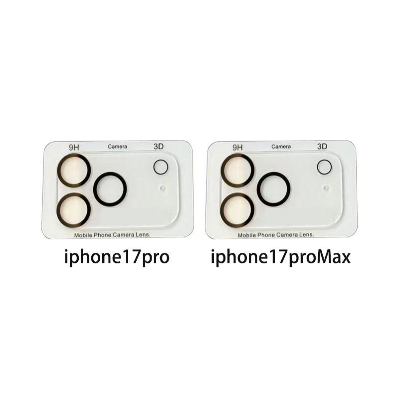 2pc Applicable to Apple 17promax lens film iPhone17 rear camera sticker to protect the mobile phone tempered allcoverage