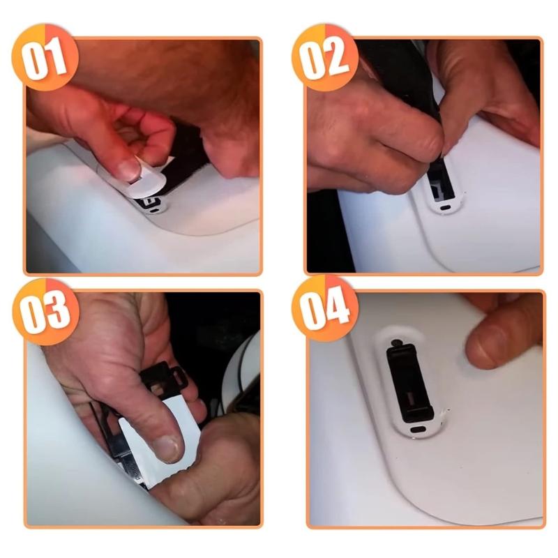 Zestaw serwisowy zamka drzwiowego Podkładka Część zamienna Część pralki WH01X27954 Zestaw do konserwacji pralki Tekstura plastiku