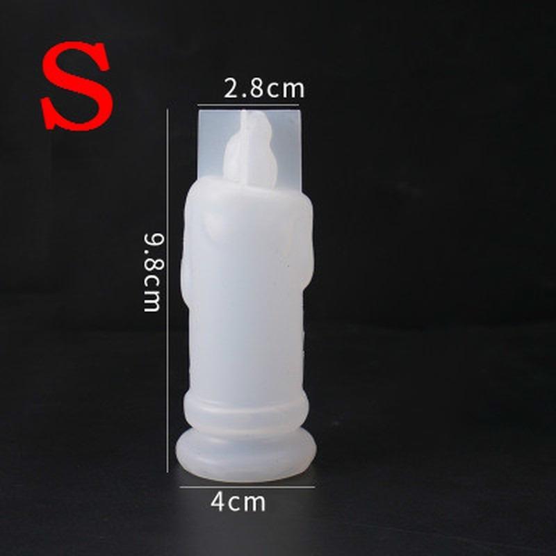 3D Kerzenhalterform Silikonform Kerzenform Epoxid Schmuck Handwerk Aufbewahrungsbox Harzform
