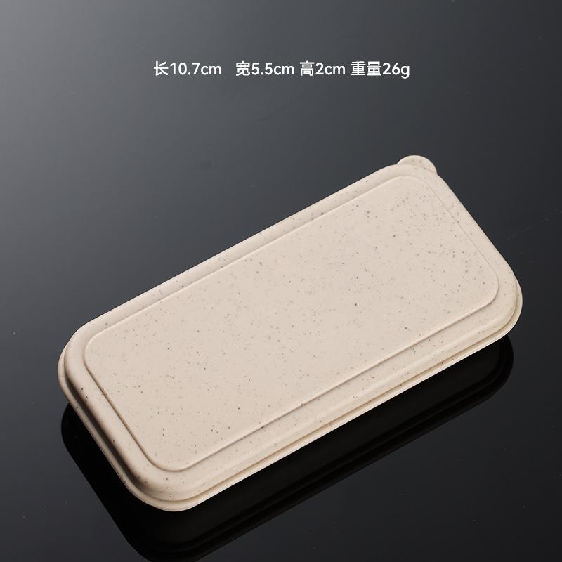 PP plastic short portable tableware box multi-color product box trinket storage box foldable tableware box
