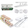 Rolldown Egg Dispenser Space-saving Egg Storage Rack For Refrigerator Gravity Feed Design Easy Egg Distribution