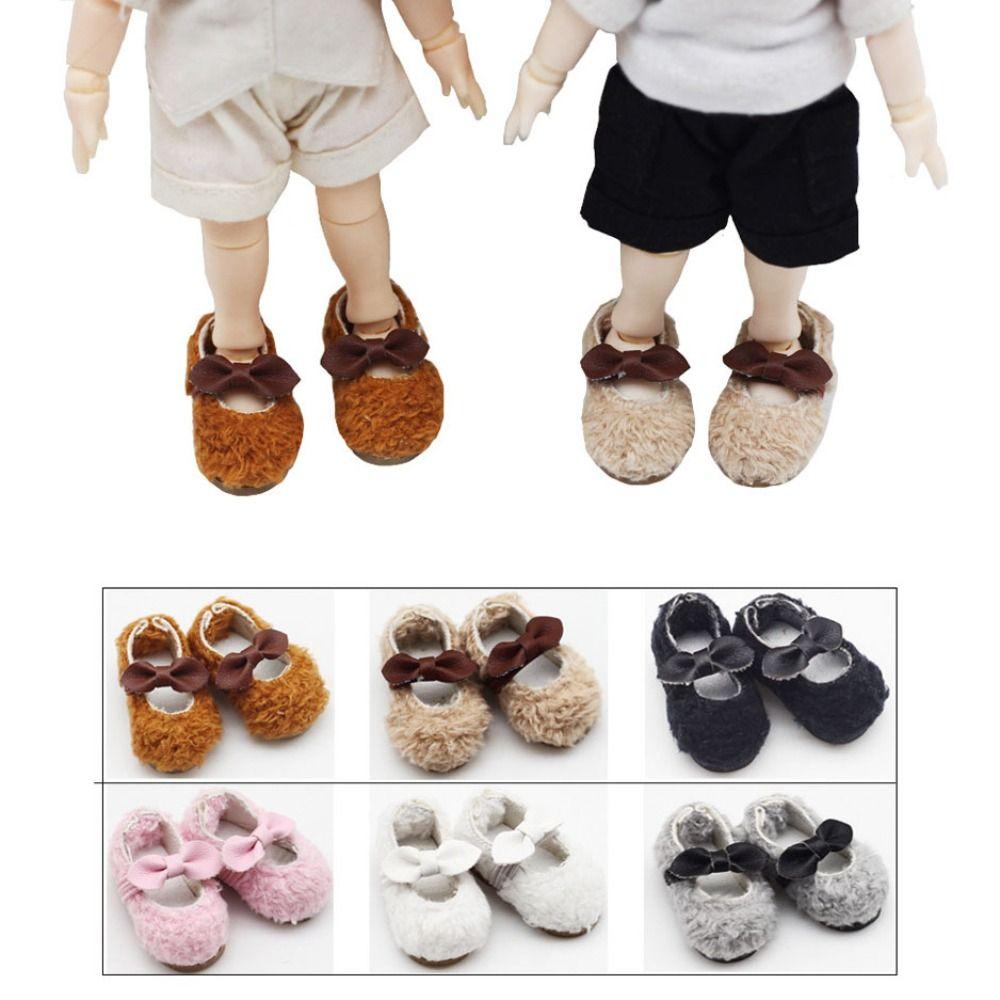 Lightweight Doll Beanie Shoes Cartoon Bjd Cotton Beanie Shoes Cute Obitsu 11 Doll Shoes  Kids Gifts