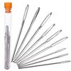 9pcs/Set Large Eye Needles Leather Sewing Needles Stainless Steel Needle Embroidery Tapestry Hand Sewing Accessories New