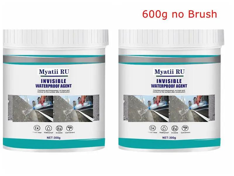 100/200/600g Waterproof Agent Toilet Anti-leak Spray Sealing Glue with Brush Repair Broken Powerful Invisible Paste Sealant Glue