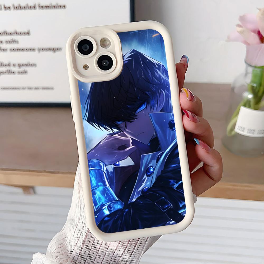 Yugioh Seto Kaiba Phone Case for iPhone 17 16 15 14 13 12 11 Air Pro Max Plus White Soft TPU Shockproof Cover