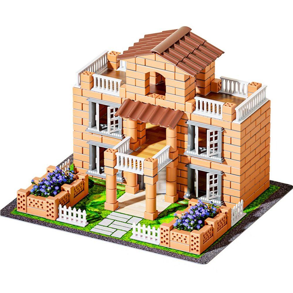 Multicolor Simulation Brick Houses Kit Plastic Assemble Toy Educational Toy