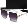 New Women's Large Frame Butterfly Foreign Trade Sunglasses European and American Glasses Double Pearl Letters Internet Celebrity Sunglasses