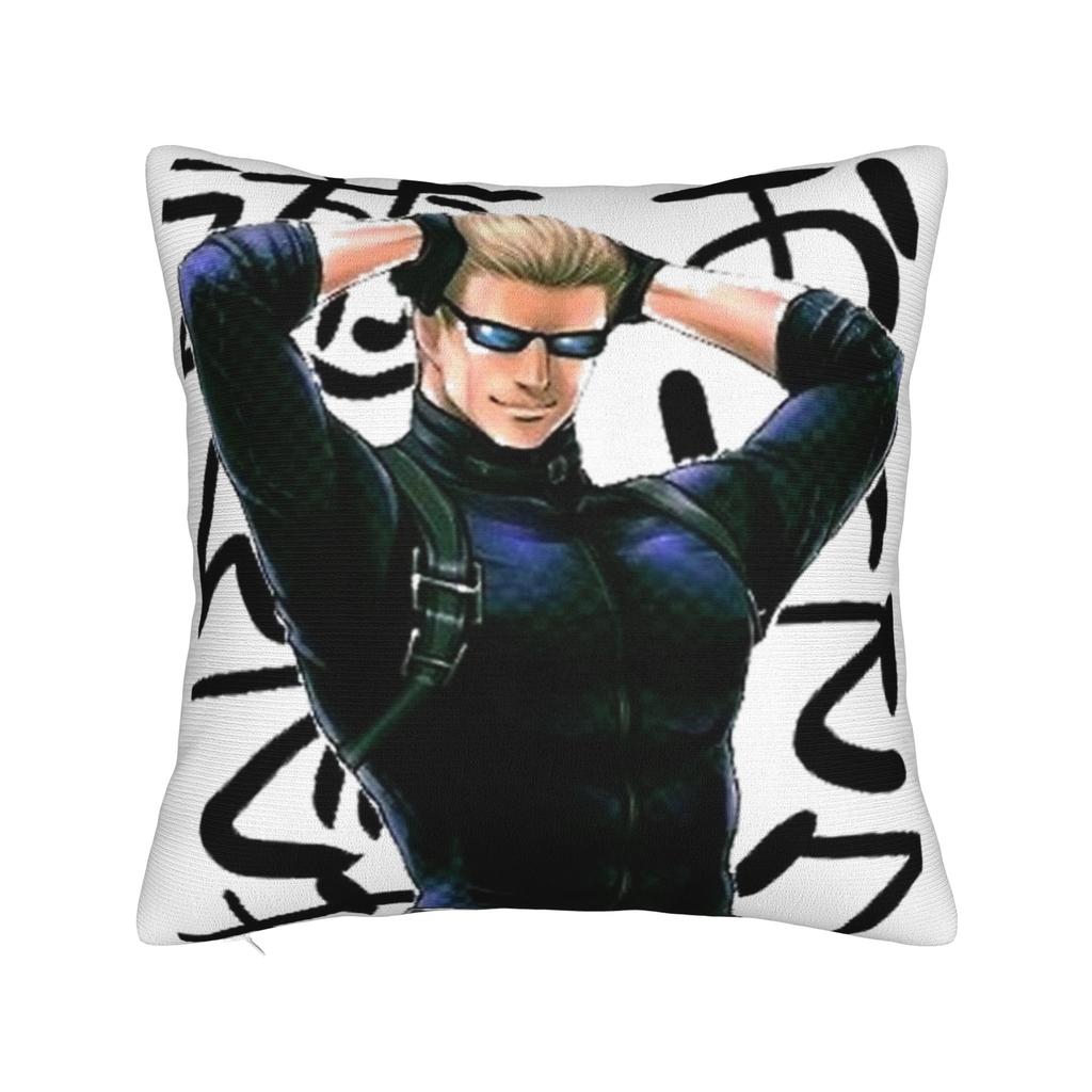Decorative Pillow Covers Albert Wesker Merch Home Pillow Case Cover Square Multi Size
