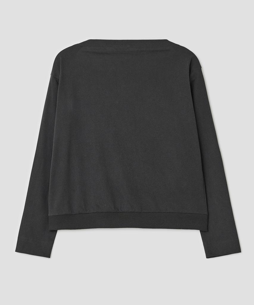 Taibseobiseu Slit Cut Paneled Top [Charcoal]