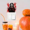 Halloween Blood Horror Hand Pvc Switch Sticker Wall Decal For Home Office Spaces