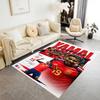Lamine Yamal's Spain Soccer Player Floor Rug Office Rug Design for Game Room Study room Dormitory Kitchen Antislip Carpet Anime Office Decor