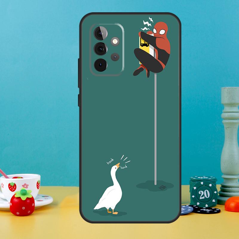 

Cartoon Cute Goose Case For Samsung Galaxy A15 A16 A05 A26 A36 A56 A52 A53 A33 A13 A34 A54 A14 A35 A55 A22 A32 Samsung A33 5G
