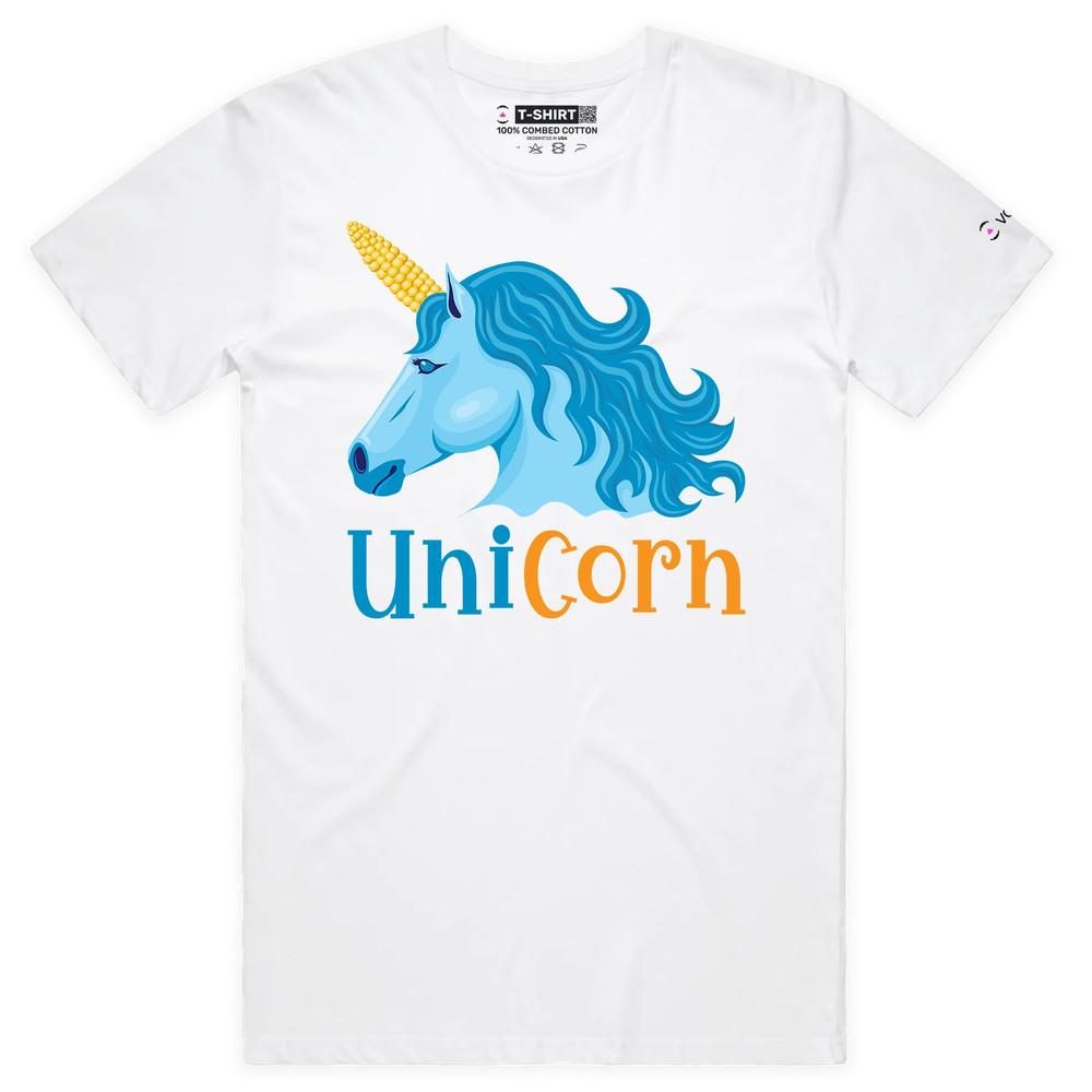 VOICEART Unicorn Horse Funny Animals T-shirt with Premium Quality Graphic Design