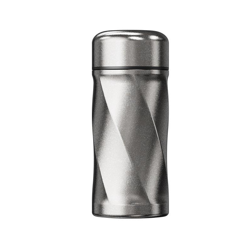 

Mini Pocket Titanium Mug Tumbler 200ML Tea Infuser Separation titane Thermos Bottle for Coffee Vacuum Flask Cup termo titanio 200ML 6OZ светло-серый