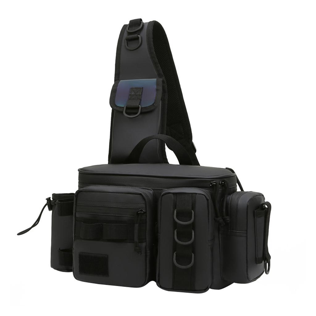 Multifunctional Fishing Bag Multi-Pocket Fishing Backpacks Fishing Tackle Storage Bag for Fishing Outdoor Camping Hiking