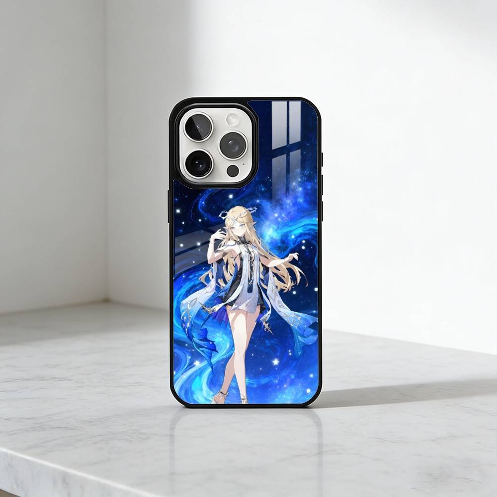 

WuWa Game Characters C-Cartethyia Phone Case For iPhone17,16,15,14,13 Plus,Pro Max Magnetic For Magsafe Wireless Charging iPhone14Plus