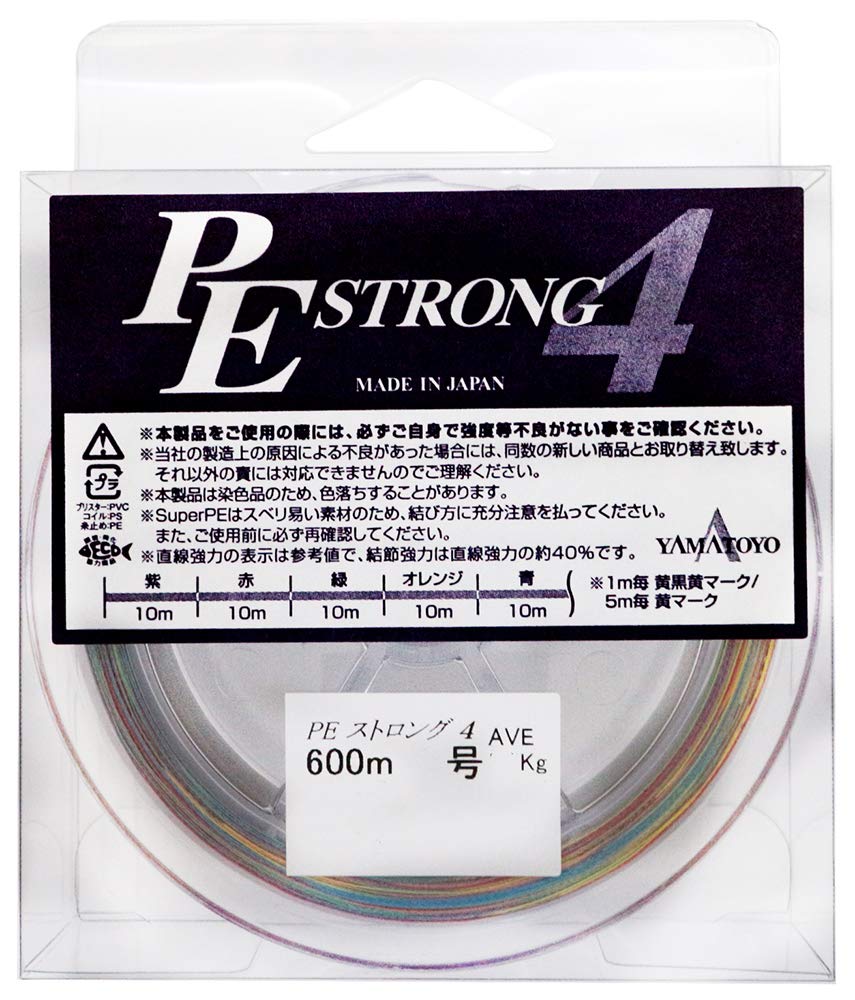

YAMATOYO PE Strong 4 600m 5 colors 0.8