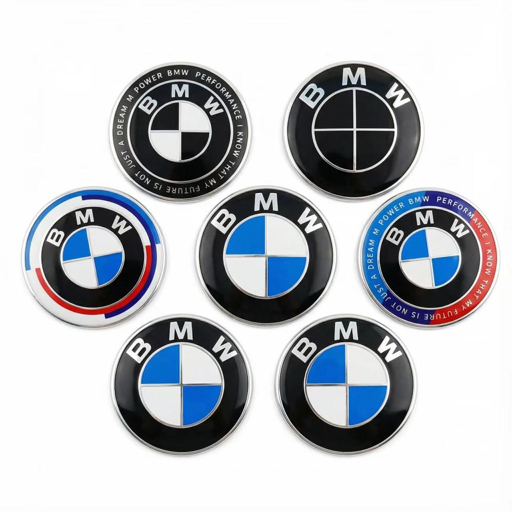 BMW M X1 X3 X5 X6 X7 1 3 4 5 6 7 Series E36 E39 E46 E60 E90 4pcs 68mm 56mm Car Cover Wheel Hub Center Caps Badge Logo Emblem
