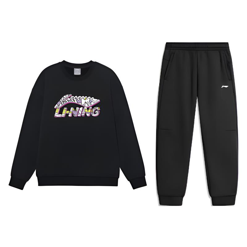 Li Ning Casual Sportswear Unisex Black+Black AWDVADV-3 3XL