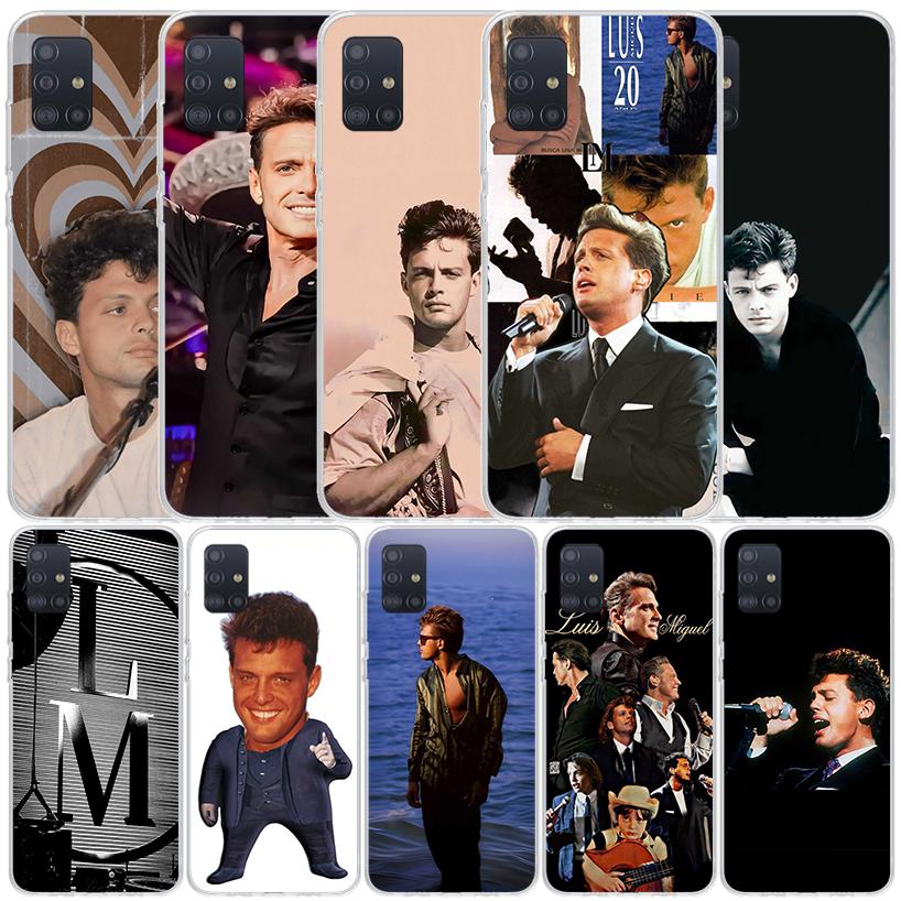 L-Luis M-Miguel Singer Soft Cover for Samsung Galaxy A12 A22 A32 A52 A72 A02S Phone Case Note 20 Ultra 10 S10 Plus A51 A71 A50S