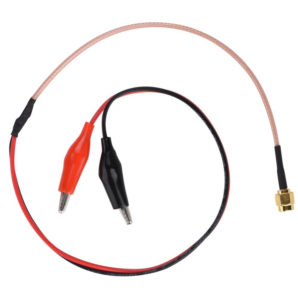 Ended Clips Frequency Cable Red Black Testing Wire Low Loss Coaxial Cable  Signal Transmission