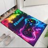 Custom Name Game Controller Printed Carpet, for Office Chair Living Room Bedroom Kitchen Room Decor Gifts.