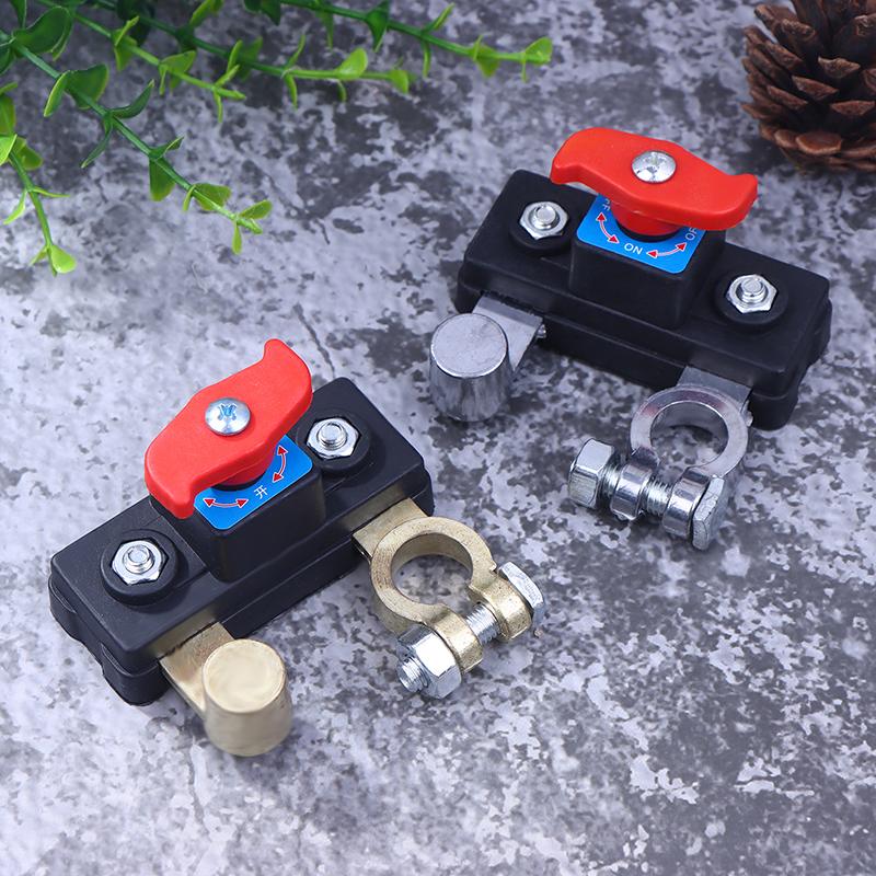 1Pc Universal Negative Terminal Cut Off Kill Switches 12V/24V Car Battery Disconnect Switch Isolator Power For Efficient Battery