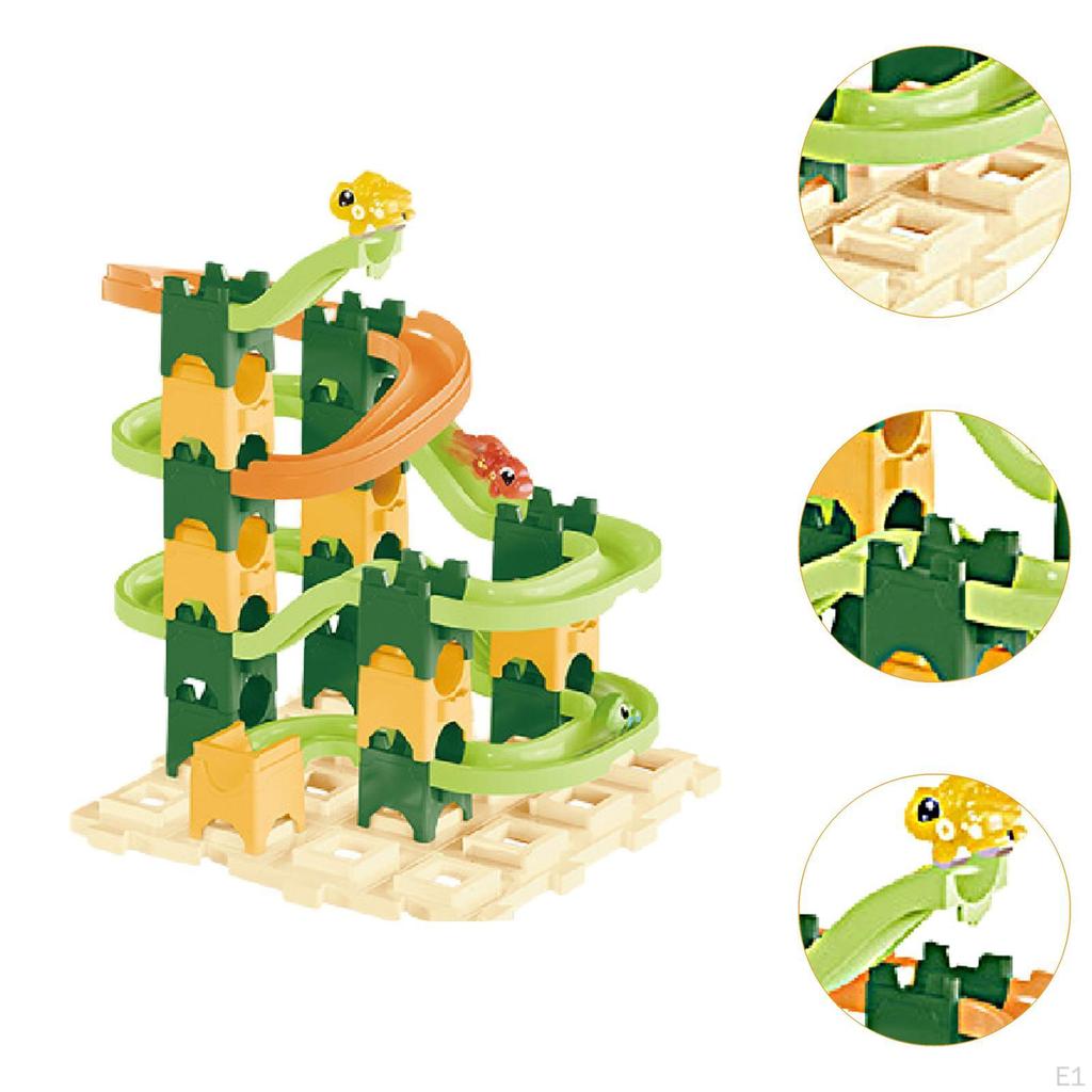 Children's Marble Race Kit, Construction Blocks for Fun Learning Experience