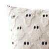 Double Sided 3D Embroidery Halloween Little Devil Holding Pumpkin Pillowcase Soft Cushion Holiday Decor Living Room Sofa Pillow
