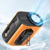 Brushless Motor Waist Cooling Fan Hands-Free Fast Speed Waist-mounted Fan Bladeless Design Portable Clip Portable Waist Fan