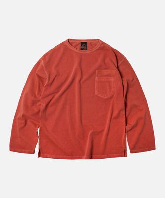 FRIZMWORKS Pigment Dyeing Mil Tee _ Orange
