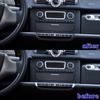 Black Center Warning Light Carbon Fiber Sticker For Benz Smart Fortwo 2011-2015