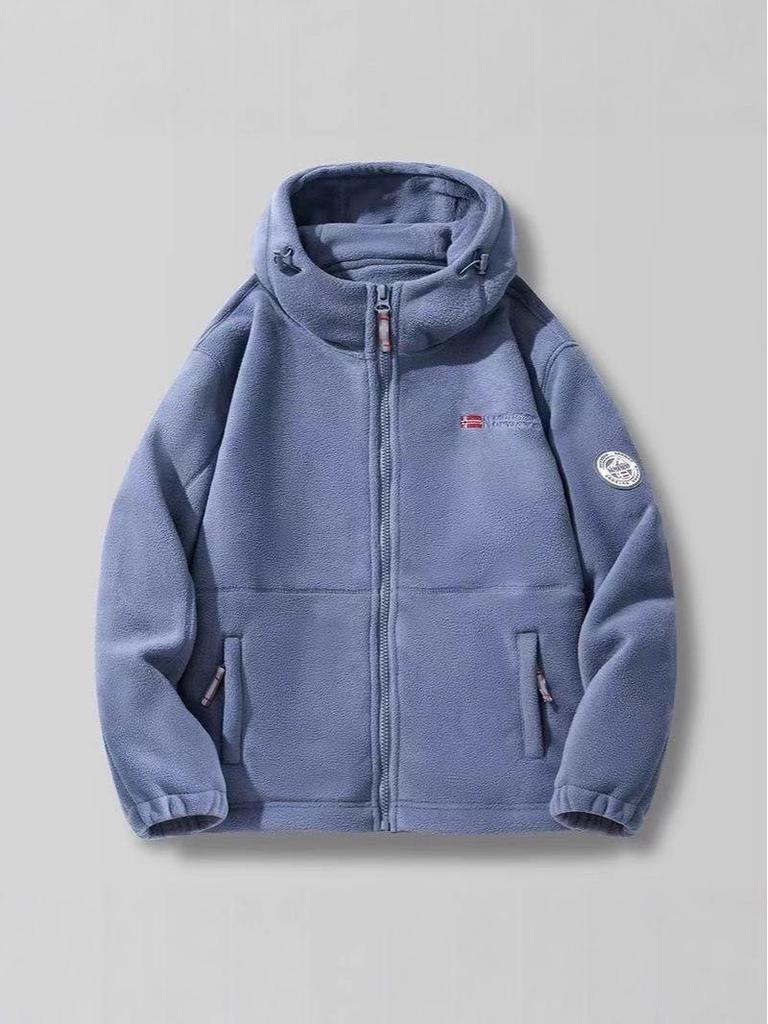 Norwegian Export! Plus-Size Cold-Proof Outdoor Fleece Jacket for Autumn and Winter
