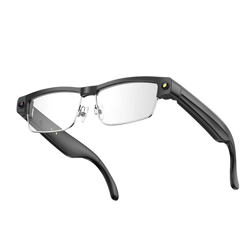 Occhiali Intelligenti L802: 800W Pixel, Video Anti-Shake, Traduzione, Riconoscimento Immagini AI, Chiamate Bluetooth