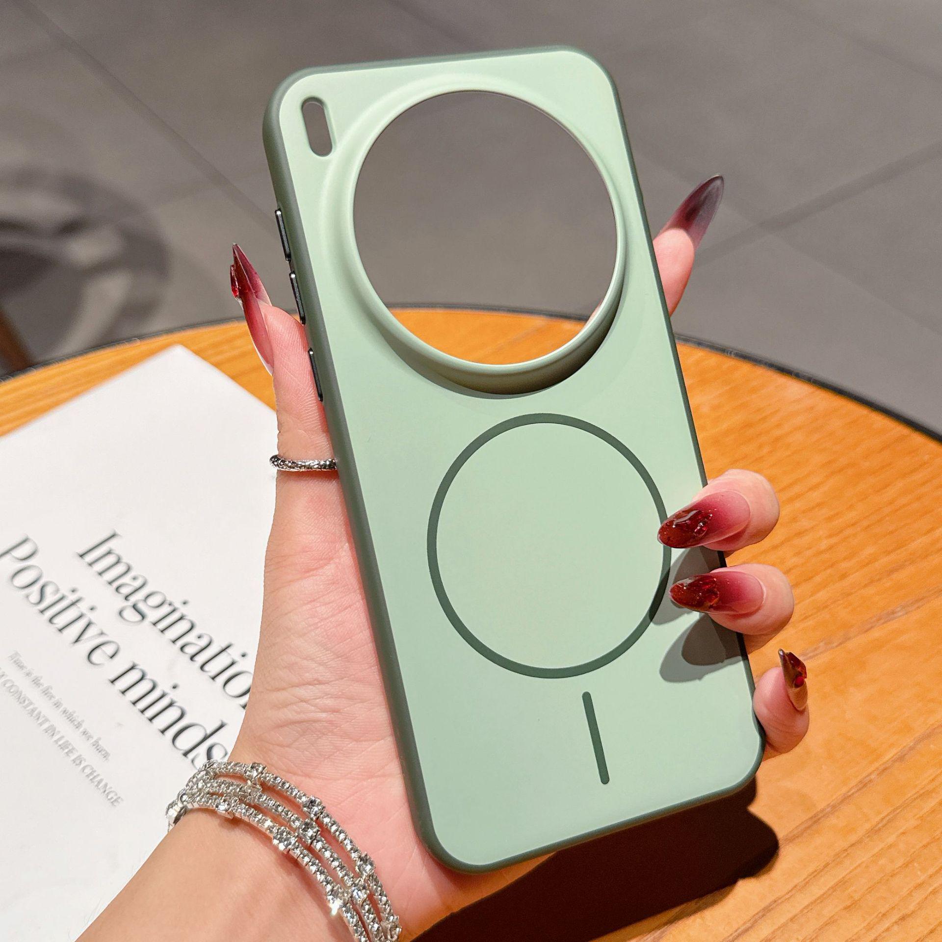 

Xiaomi 17Promax Magnetic Case - Cloud Armor Series: Frosted, Color-Blocked, Drop-Proof Protection X300 Pro OPPO Find X9 Pro