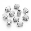 5-10pcs/lot Gold Color Stainless Steel Beads Texture Cylinder Beads Loose Spacer Beads For Jewelry Making DIY Necklace Bracelet