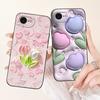 For iPhone 16E Case Popular Flower Cartoon Silicone Phone Cover For iPhone16E Funda For iPhone SE 2025 SE4 Shockproof Soft Cover