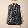 Down Winter Women's Vest Thicken V Neck Sleeveless Puffer Jacket Padded Warm Outerwear Women