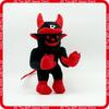 Roblox Forsaken Guest 666 Plush Toy Black Red Horned Soft Stuffed Game Character Doll Collectible Gift For Roblox Fans