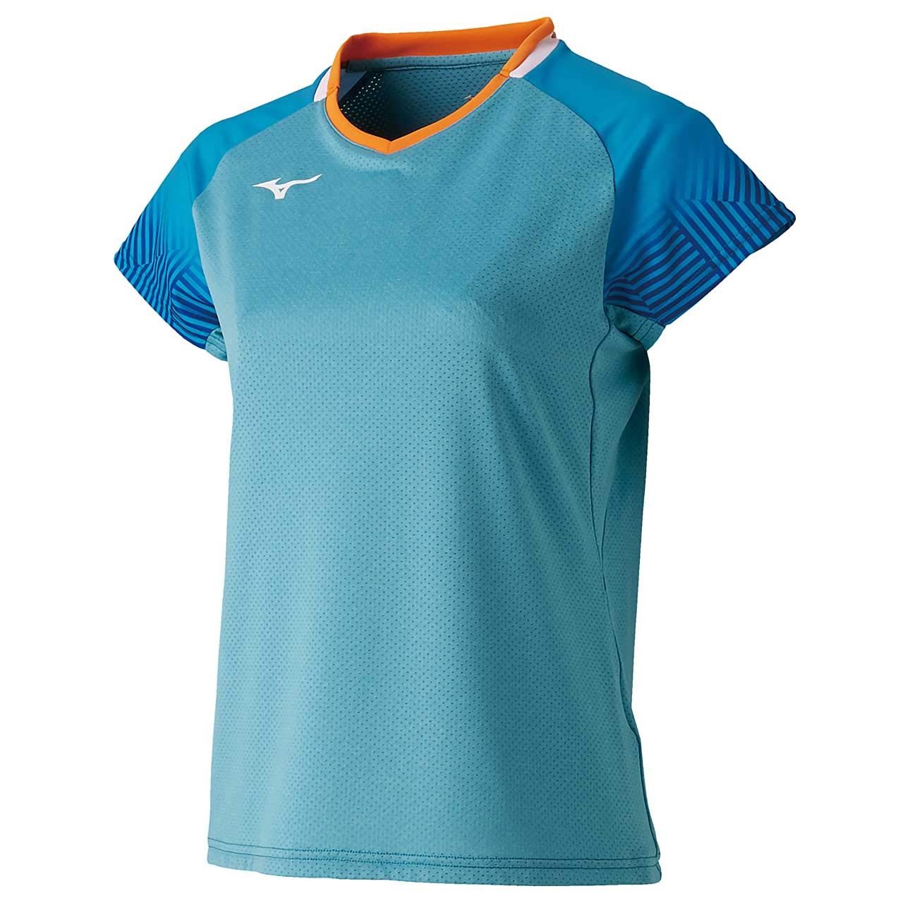 

Mizuno Table Tennis Game Short Dynamotion JTTA Peacock Size S Shirt, Sleeve, Standard, Fit, Moisture-Wicking, Quick-Drying, Certified, Women s, Blue,