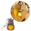Practical Capybara Keychain Charm Portable Orange Light Capybara Keychain Delicate Key Rings Adornment for Key Bag