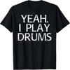 Drummer Shirt Men Percussion Lover Gift Drum Kit T-Shirt